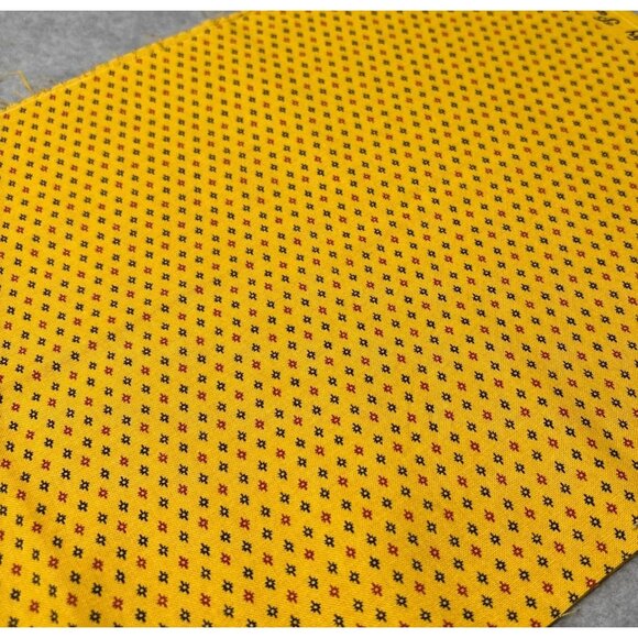 Reflections of an Era Past Yellow Cotton Fabric 10" x 39" by Paula Barnes for Ma - Picture 2 of 5